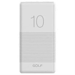 Внешний аккумулятор (Powerbank) GOLF 10000 mah белый uuDfZsotiiwqqjMhRcwWI1 - фото 1040
