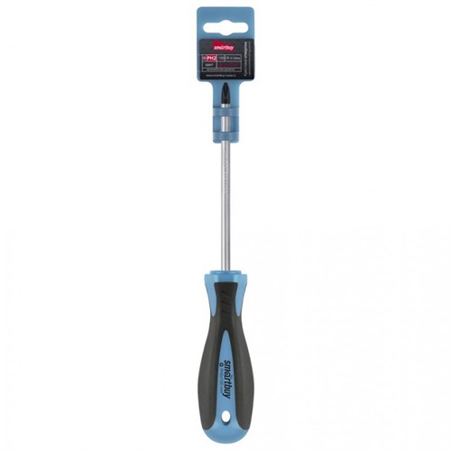 Отвертка крестовая PH2x100, CR-V, магнит, Smartbuy Tools 4qCif0GUi0mvZQi9n3OkX0 - фото 20827