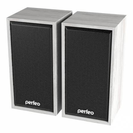 Perfeo колонки "CABINET" 2.0, мощность 2х3 Вт (RMS), белый дуб, USB XodlFzlajHiBtoaXA6yWh1 - фото 260534