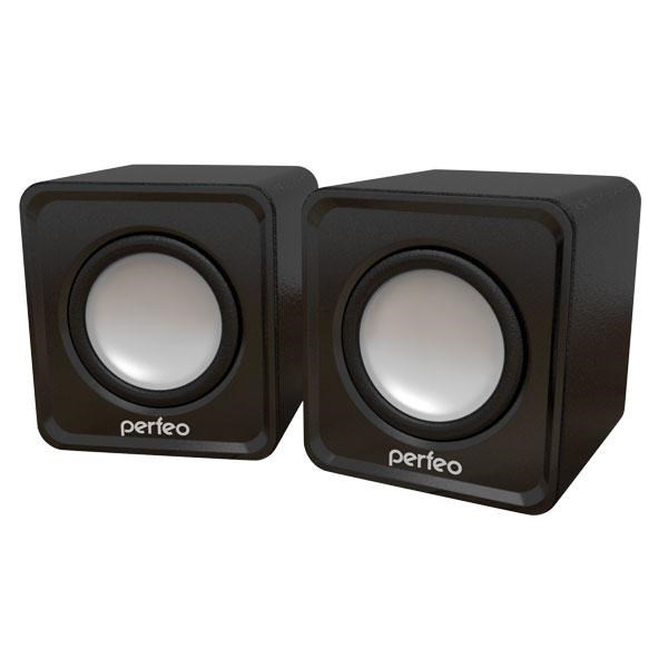 Perfeo колонки "WAVE" 2.0, мощность 2х3Вт (RMS), чёрный, USB 1KNKM2zxgZ8o7Tf5JaU8T3 - фото 260535