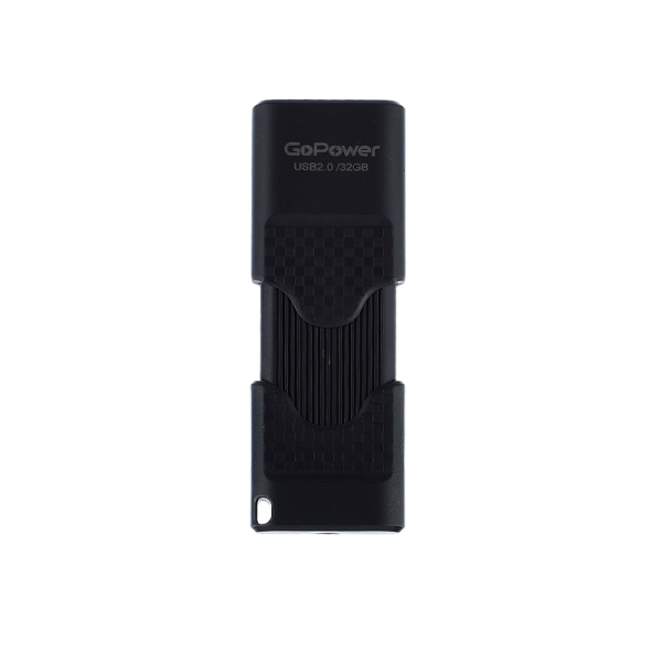 Флеш-накопитель GoPower SLIDER 32GB USB2.0 пластик черный матовый oomSnPPcjbBRq2eDaXARf3 - фото 267963
