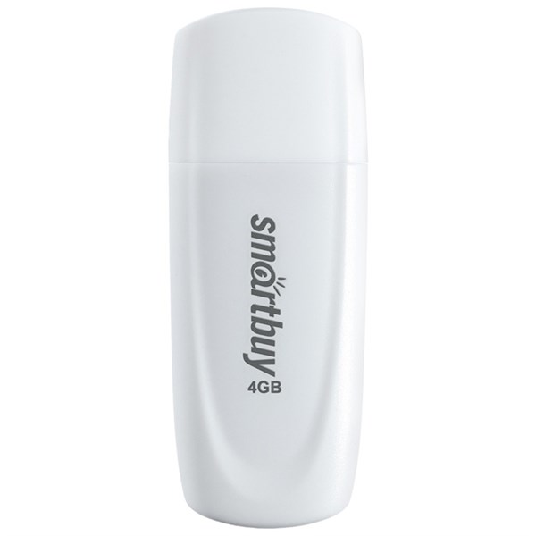 Флеш-накопитель USB 4GB Smart Buy Scout белый P989v7vEhfhxtnNZXstE00 - фото 267975