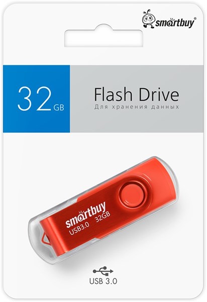 Флеш-накопитель Smartbuy Twist 32GB USB3.0 пластик красный AfqAjqxsgE-Enn76dGqdi3 - фото 268009