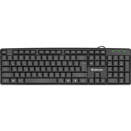 Клавиатура проводная Defender HB-520 Element разъём PS/2 YF4ftURlgEziOS2VtMcW10 - фото 273782