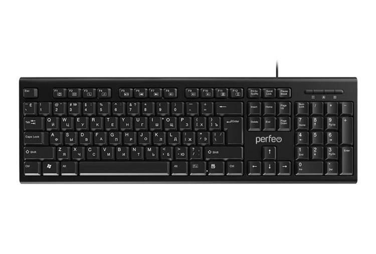 Perfeo клавиатура "CLASSIC" стандартная, USB, чёрная iROLhigLjS1bN90QuMvD22 - фото 273798