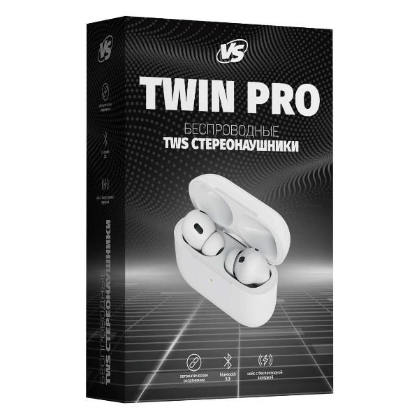 VS TWS наушники TWIN PRO белые автосопряжение MBah7QtKh24GKmeyFqQc73 - фото 280414
