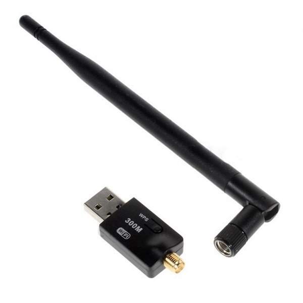 Wi-Fi адаптер с антенной 300Mbps 802.11n qHP0HgRSja5fZSO4MKhhT3 - фото 280459