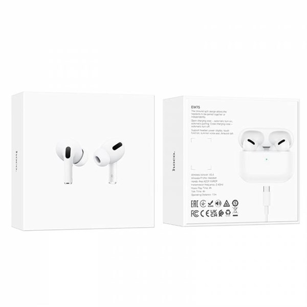 Bluetooth-гарнитура стерео Hoco EW75 белый a1KIAAb8j2A856sQZyqMh1 - фото 280558
