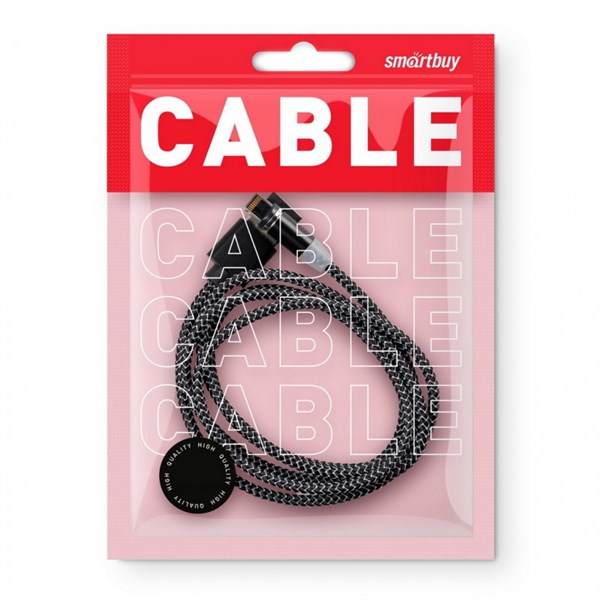 Кабель SMART BUY USB - 8-pin для Apple, черный, 1м, до 2 А, магнитный Hkrcl9mXhHyP5AALTVGoi3 - фото 280603