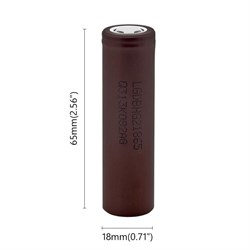 Аккумулятор 18650 Li-ion 3000mAh низкий контакт коричневый CC6HjWdVgr6KRFjabn8We0 - фото 296