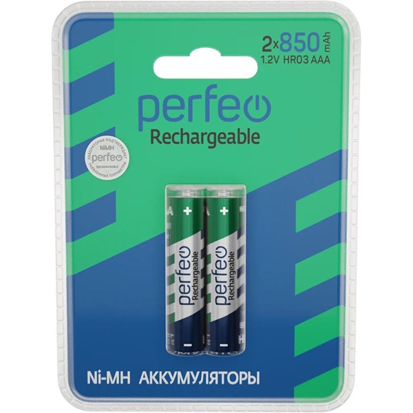 Perfeo AAA850mAh/2BL Аккумулятор Пластик KaBQBmqngZ4x3QUkIw1BL3 - фото 338736