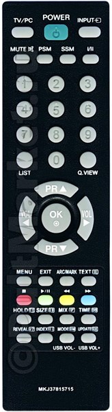 Пульт для телевизора LG MKJ 37815715 cQnNUJRLhqwKXwExpGY4C2 - фото 339938