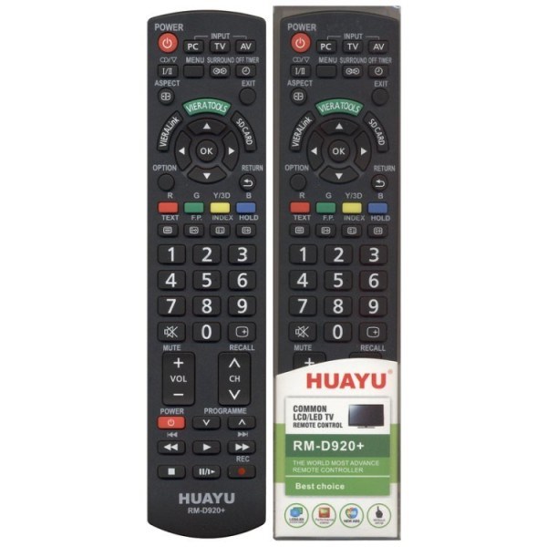 Пульт ДУ универсальный HUAYU Panasonic RM-D920+ LCD TV, DVD+Vera Link id2nLEZRga1rJSTVP-OXt1 - фото 340033