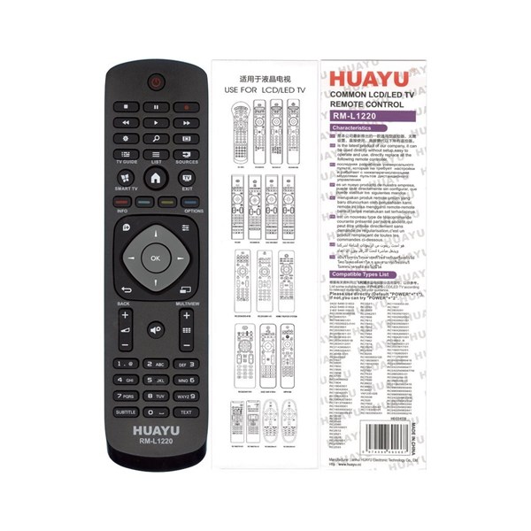 Пульт ДУ универсальный HUAYU Philips RM-L1220 LCD TV vpUyczemgGFEVdQhjCF0g2 - фото 340040