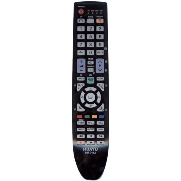Пульт ДУ универсальный HUAYU Samsung RM-D762 LCD TV, DVD, VCR, STB awreunAWjN0lL651r450w2 - фото 340068