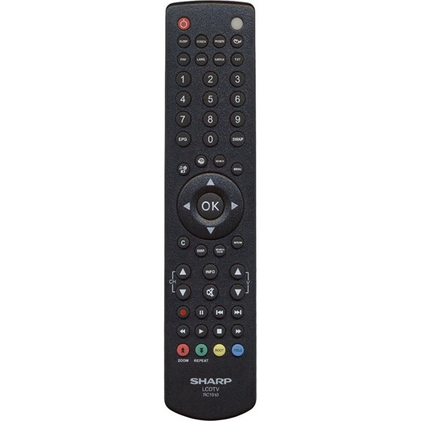 Пульт для телевизора SHARP LCDTV RC 1910 cqj6HU2ChY7Kl6JOPQ27a0 - фото 340113