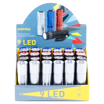 Светодиодный алюминиевый фонарь 9 LED, Smartbuy (SBF-103-B) 7nOJASK2hMzVzznucoyuH2 - фото 369055