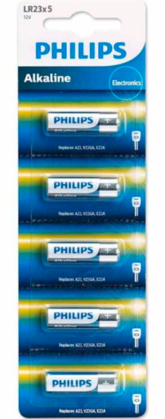 Батарейка Philips 23A/5BL Alkaline OcvgHnIdjjNUUfXWVeOYF1 - фото 369578
