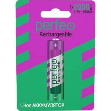 Аккумулятор Perfeo 18650 2000mAh Li-ion 3.7V BL1 OPYPZG6FhYDsODRqms5oJ1 - фото 369580