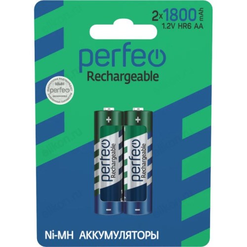 Аккумулятор Perfeo AA1800mAh/2BL KatGxTo4jpHaTqfZPowwa1 - фото 369591