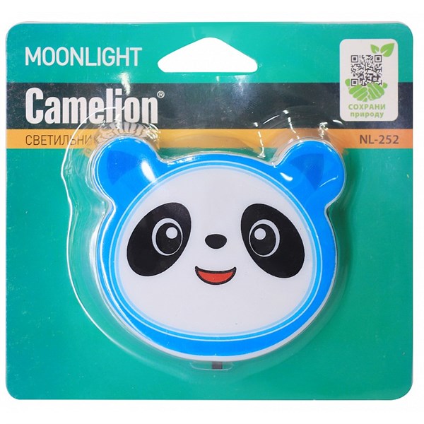 Camelion NL-252 "Панда" (LED ночник с выкл, 220В) hJq32spMhBToY7ZJ0uVqm3 - фото 369699