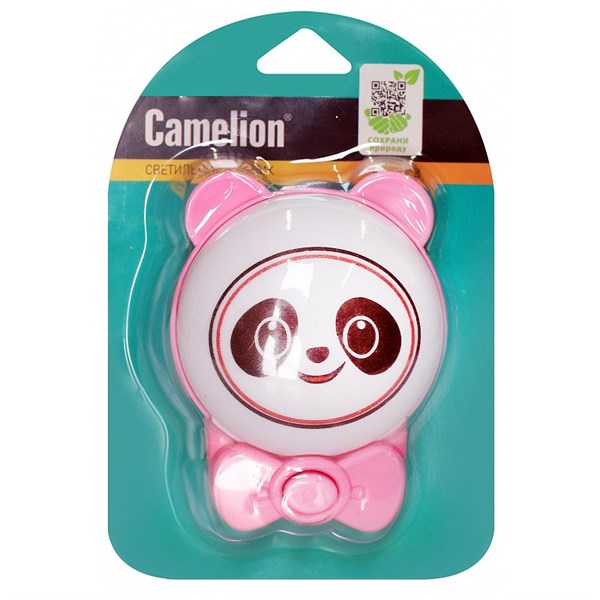 Camelion NL-253"Панда с бантиком " (LED ночник с выкл, смена цветности свечения, 220В) NtM6-CH0gyYXmPhnnRXU50 - фото 369704