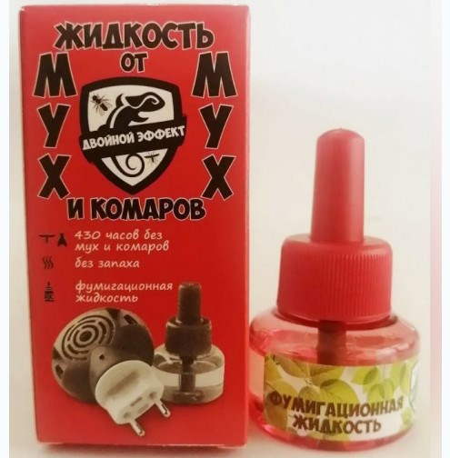 MIGAN Жидкость от комаров и МУХ ДВОЙНОЙ ЭФФЕКТ без запаха /Я-1782 ObOrVBPPhikNXVXlmaYW23 - фото 370104