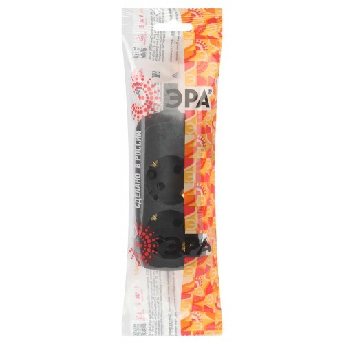 Колодка ЭРА KX-2e-B 2 розетки с зазeмлением черная ZjEdSW4cgKxxepqHAfI6r1 - фото 370205
