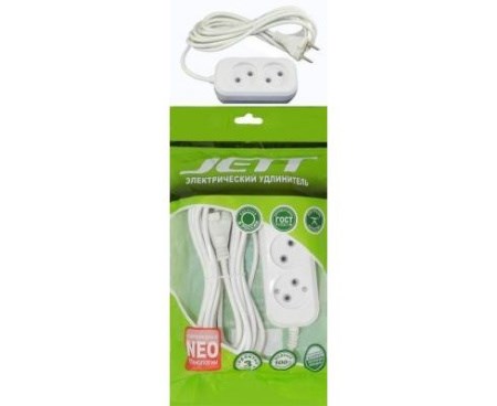 Jett (Джетт) Сет. Удл. Пвс 2Х0.75 2 Роз. 7 М 10А Белый Рс-2 (арт. 407481) -vU5vTfAh1TT1UBDgB-FC1 - фото 370425