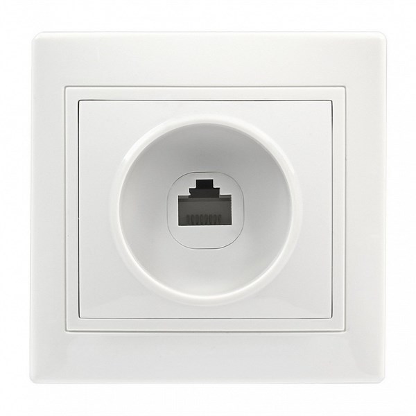 Розетка компьютерная RJ-45 1-местная белая "Венера" (SBE-01w-S1-RJ) Cxqfra6CivaaXxw9xesuG1 - фото 370596
