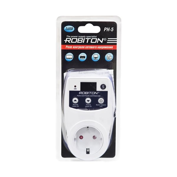 Реле контроля напряжения ROBITON РН-5 pxXo2Zj8hh8Cy35va3tJX0 - фото 370962