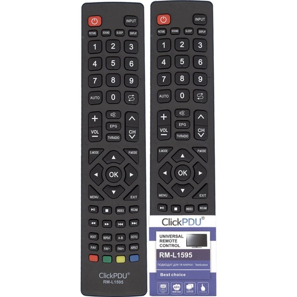 Пульт ДУ универсальный ClickPDU Telefunken RM-L1595 VER.2023 LCD TV pHFHvLtqgs3vRX4PiEcwN0 - фото 371353