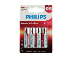 Батарейка Philips Power LR6 AA BL4 Alkaline 1.5V UEi0od78h0CrmujMof08U2 - фото 559