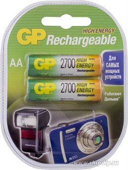 Аккумулятор GP R6 AA NI-MH 2700mAh tkd57CTTiYLF9D85cJl1V0 - фото 600