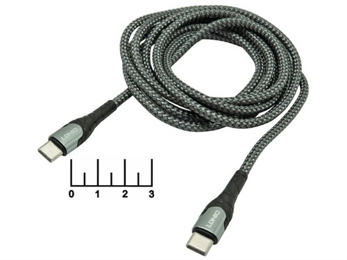 Кабель LDNIO LC102 PD: Type-C--Type-C, 2м, макс. ток 3A SNFHRN2MixDkWw1w64RQo0 - фото 63936