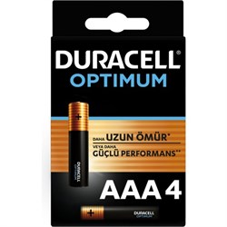 Батарейка Duracell Optimum LR03 AAA BL4 Alkaline 1.5V GJmlYlV2gKQwQdoma760Y0 - фото 659