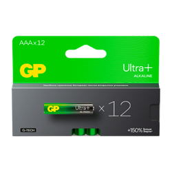 Батарейка GP ULTRA PLUS G-tech LR03 AAA BL12 Alkaline 1.5V 0vgWcRltgB0OhYu80ejW73 - фото 660
