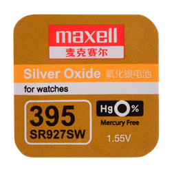 Батарейка Maxell 395/ 399/ 927 BL1 Silver Oxide 1.55V 0%Hg 6C9jtBk9ivRTdnEO0f9342 - фото 725