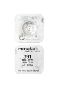 Батарейка Renata 391 1120 AG8 Silver Oxide 1.55V xzS5-0spg3V1N4GAs9IiT1 - фото 727