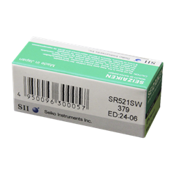 Батарейка SEIZAIKEN 379 (SR521SW) Silver Oxide 1.55V ue6xrWOQifR6QoUCw0EuY1 - фото 734