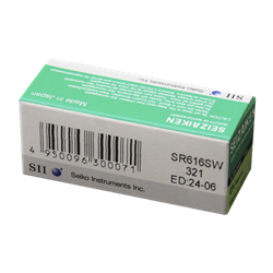 Батарейка SEIZAIKEN 321 (SR616SW) Silver Oxide 1.55V VUFMU53Hgu5rUjqflwRgA3 - фото 739