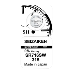 Батарейка SEIZAIKEN 315 716 Silver Oxide 1.55V SS57Rbikj0e7XUiqZWg7w3 - фото 746