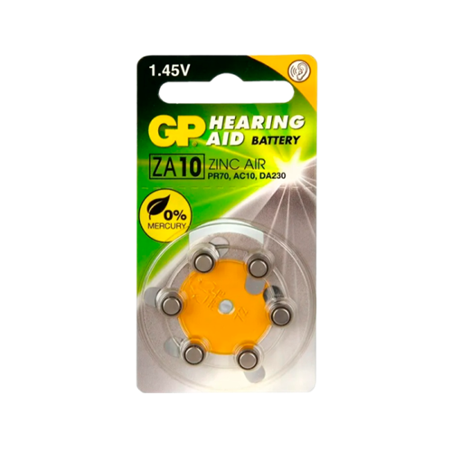 Батарейка GP ZA10 BL6 Zinc Air 1.45V hyJvjyGoimIncpfS4jNz33 - фото 7564