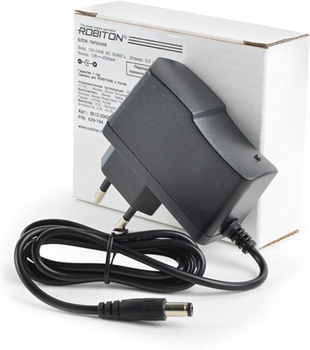 Блок питания ROBITON IB12-2000S/II 5,5x2,1 (Для приемников Триколор) 12V 2A gGLHYjDRiQvTjpJKWe3a43 - фото 7620