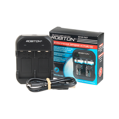 Зарядное устройство ROBITON 9V150 FAST Ni-MH, Ni-Cd, Li-ion, Li-Po и LiFePO4 аккумуляторы 9B «Крона» Qhr4YstQjIr8l7r2Oemum3 - фото 7624