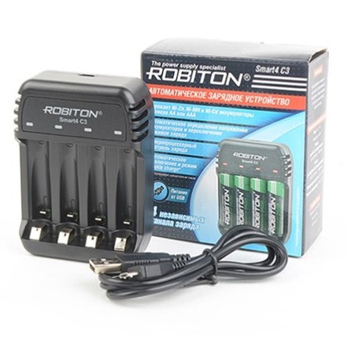 Зарядное устройство ROBITON Smart4 C3 1-4 rgyoQLRGhBsxJsrhxsMzx0 - фото 7625