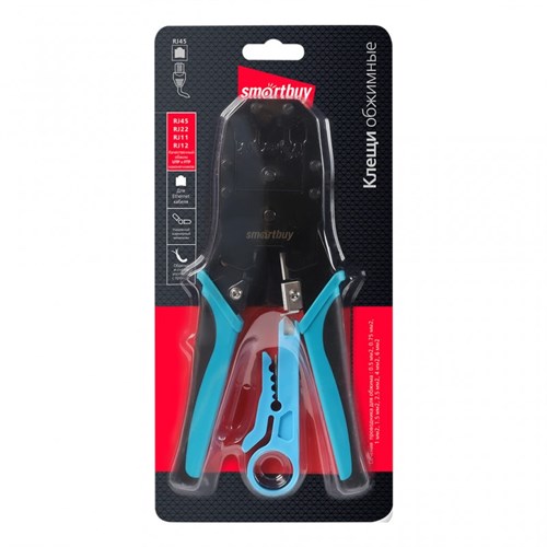 Клещи обжимные для интернет кабеля, RJ-45, Smartbuy tools -bXS29AHhupu0InZDD6uk2 - фото 7763