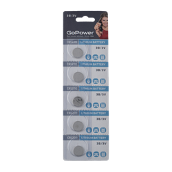 Батарейка GoPower CR1220 BL5 Lithium 3V BNv943qsgHVI2MN5hCCb-0 - фото 783