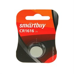 Батарейка Smartbuy CR1616 BL1 Lithium 3V BBttKVLlgXeAFTo06oWRM1 - фото 812