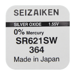 Батарейка SEIZAIKEN 364 621 Silver Oxide 1.55V zacAqChxhkjsG8V1RSVBx0 - фото 904